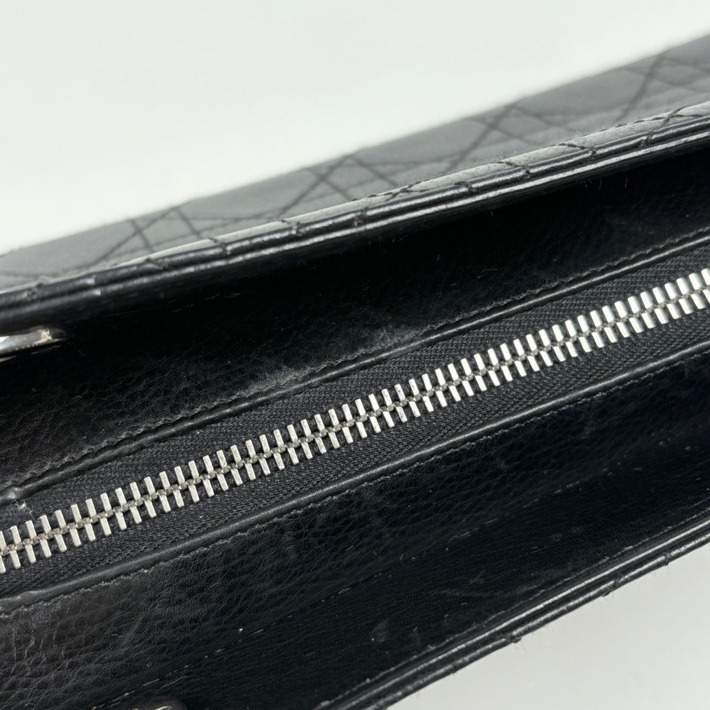 Christian Dior Cannage handbag, leather, black, women's. - Picture 5 of 7